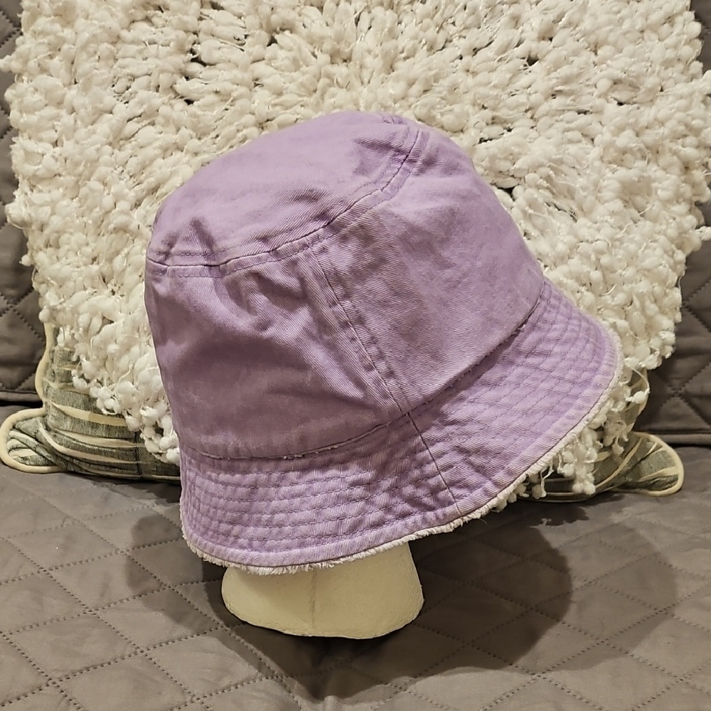 David and Young Purple 100% Cotton Bucket Hat - Picture 8 of 14